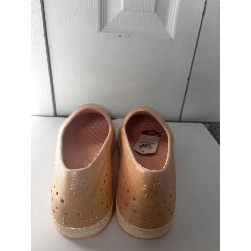 Joybees Women's sparkly pink Espadrille Slip On Shoes Size 10 Casual Comfort NWT